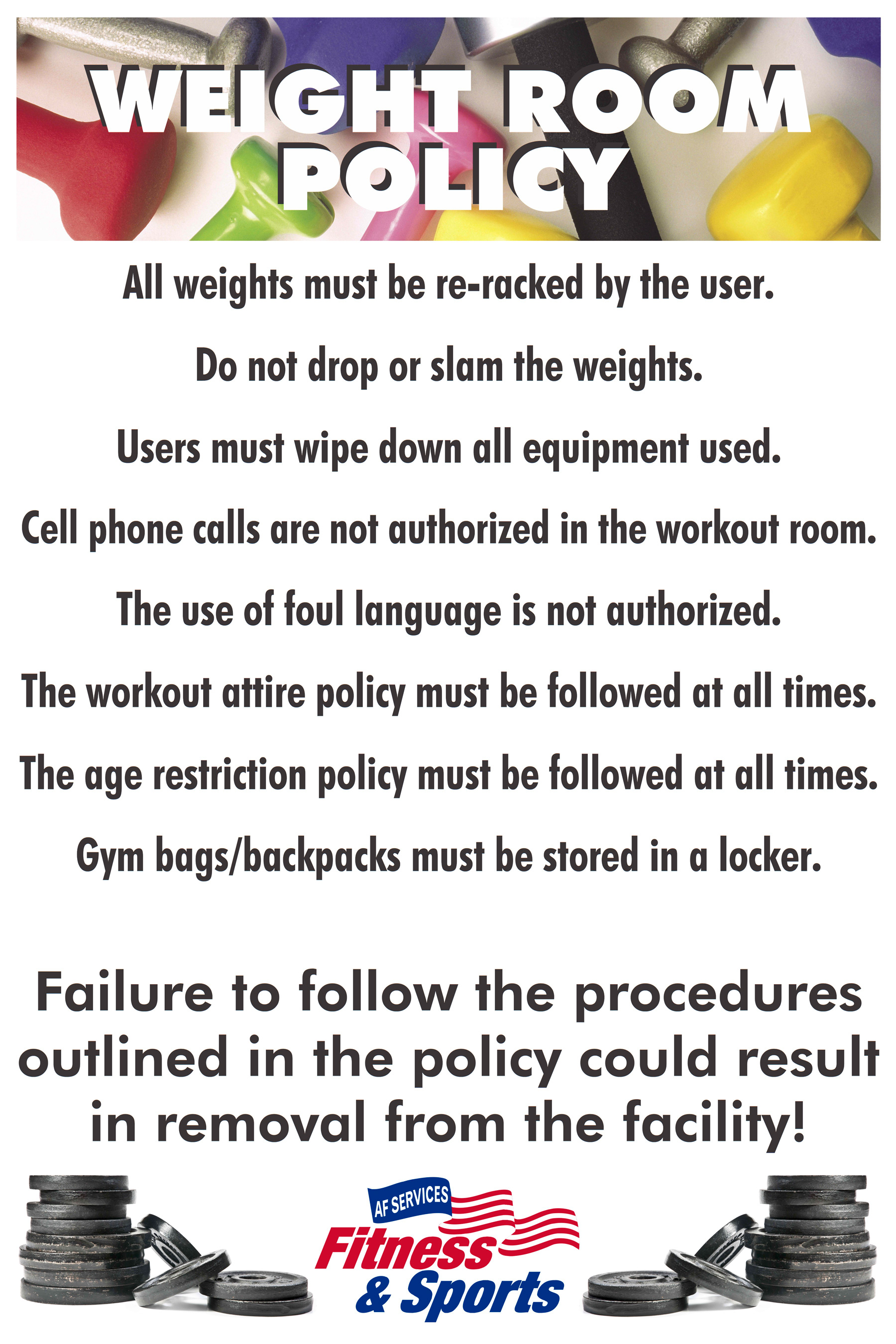 WeightRoomPolicy